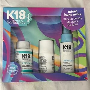 K18 Biomimetic Hairscience Mini Kit - White and Blue